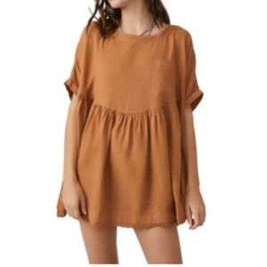 Free People We the Free Moon City Ruffle Top | M